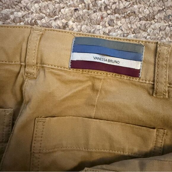 NWT Vanessa Bruno DÉLIAS JEANS Cropped, Straight Leg in Mastic- Size 34 (0) - Picture 8 of 16